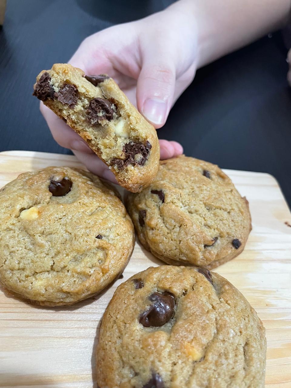 White & Chocolate Chip Cookies